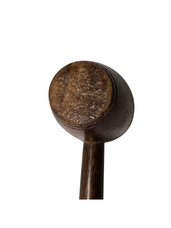 Vintage 1970s Wooden Mallet Hand Turned Lightweight Craft Tool 8.5" Handle - Picture 3 of 7